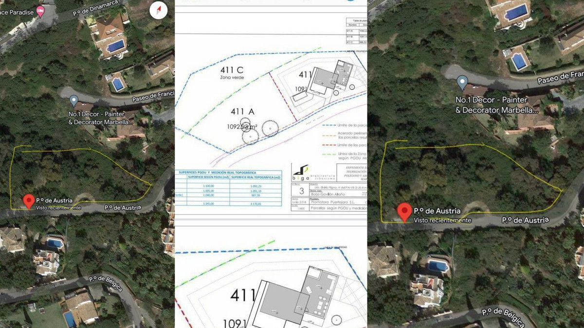 Opportunity for a developer to construct 1 villa on a an elevated plot in Elviria!

The plot consist, Spain