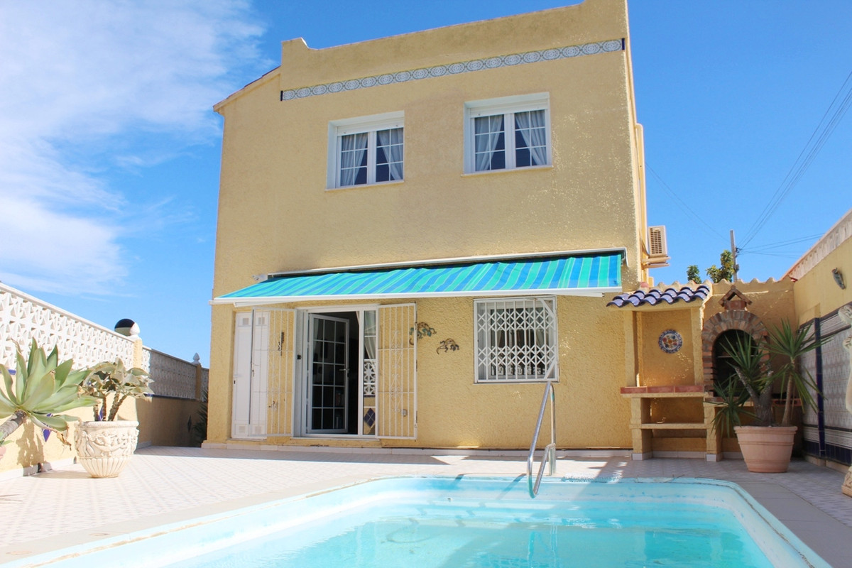 DETACHED VILLA IN BLUE LAGOON VILLAMARTIN AREA. This lovely south / west-facing two bedroom, two bat, Spain