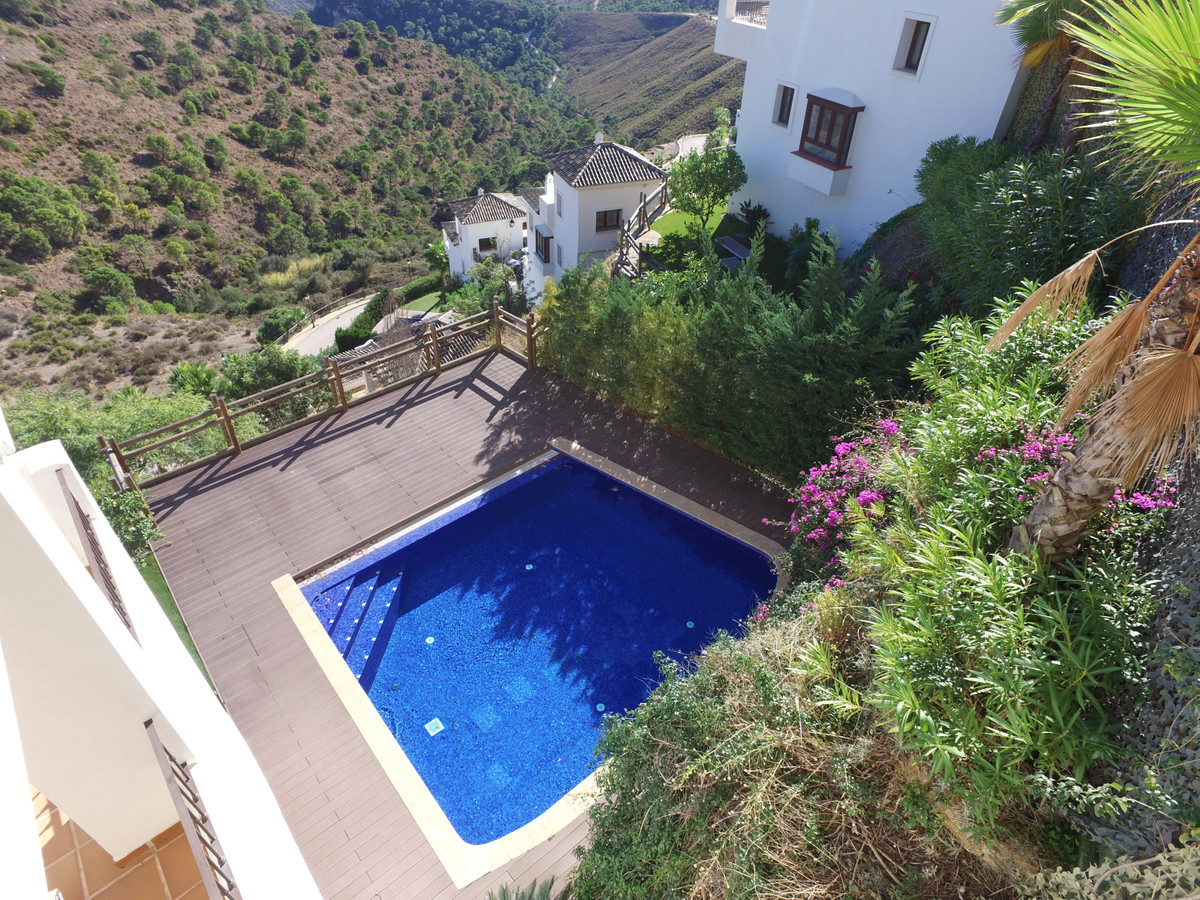 Villa with sea views, located in a luxury urbanization in Benahavis village. Villa is in 4 levels wi, Spain