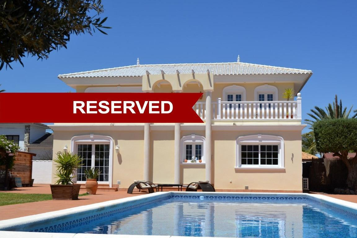 This luxury villa is second line to the sea only 150m from the main Cabo Roig beach, its modern with, Spain