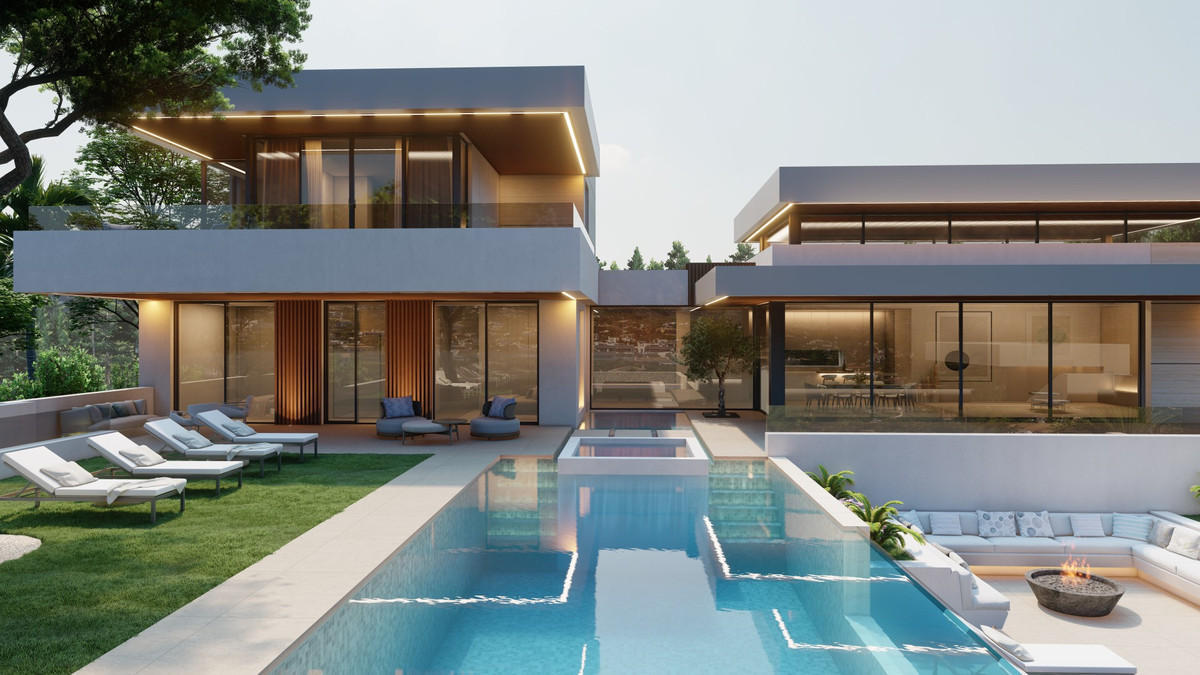 Newly Build Contemporary Villa for sale in Nueva Andalucia. Situated in the famous Golf Valley in Nu, Spain