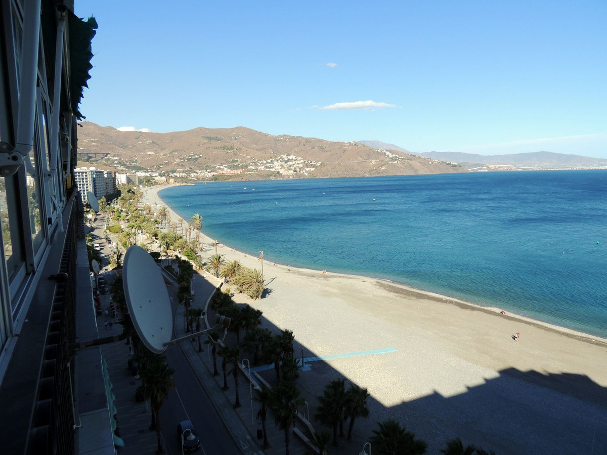 Almunecar Tropical Coast - Sea front apartment on the 9th floor with lift, located on Velilla beach,, Spain