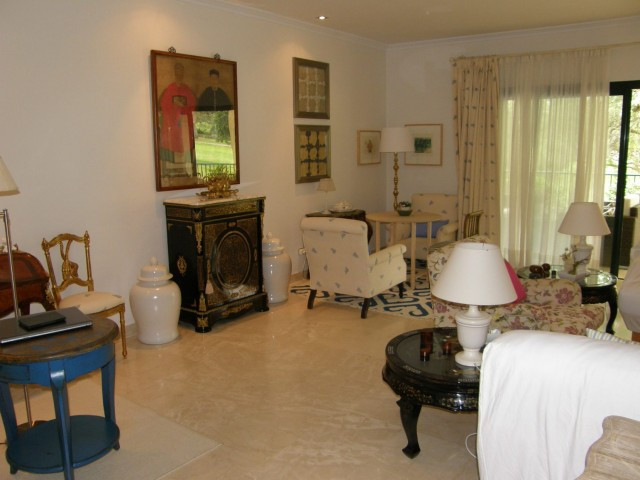 San Roque Golf:  2 Bedroom 2 bathroom apartment front line golf over looking  7th fairway.