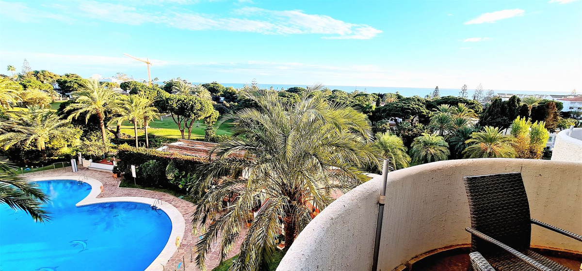 Fantastic spacious studio on the beach side, with panoramic sea views, renovated, on the 4th floor, , Spain