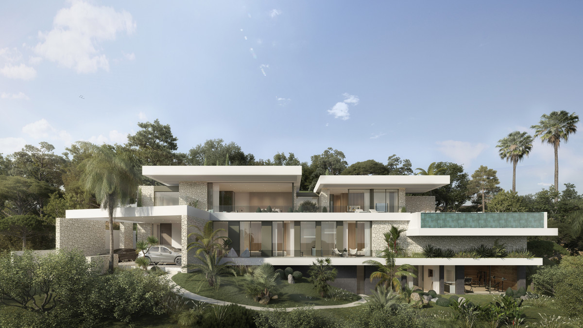 This new build contemporary villa features 5 bedrooms, 5 bathrooms, open plan fully fitted kitchen w, Spain