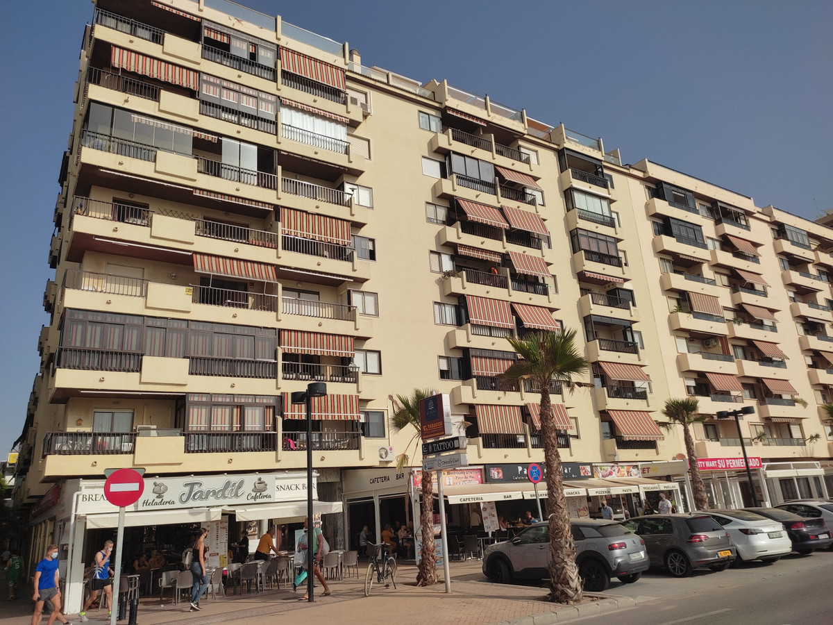 A 2 bedroom apartment in a frontline beach apartment block in Los Boliches with good  partial sea vi, Spain