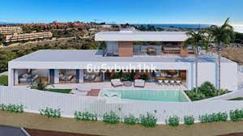 3 level contemporary designer villa in the exclusive residential area of Bahía de Las Rocas, Manilva, with privileged viewpoint location enjoying s...