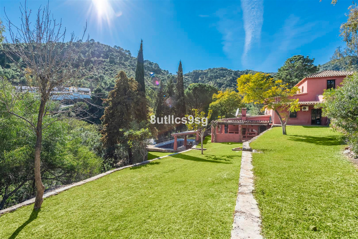 A unique finca bordering the charming coastal town of Benahavis with golf courses, beaches and Puert, Spain