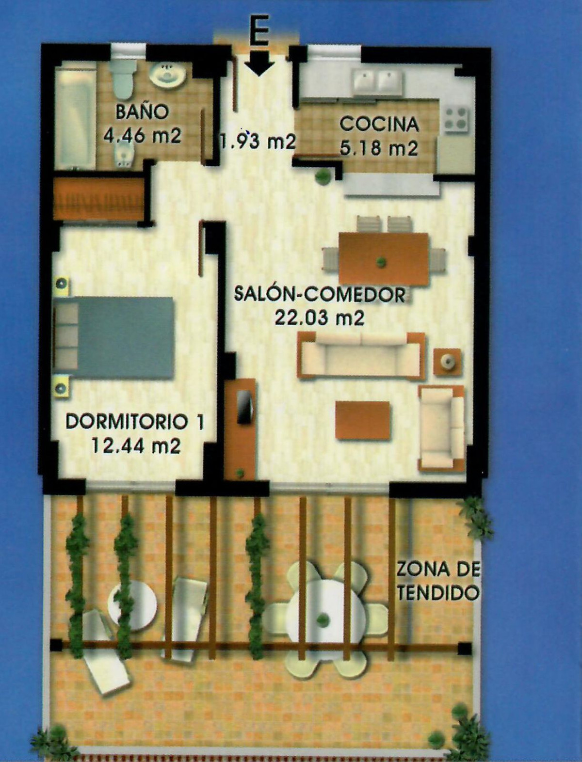 Apartamento con 1 Dormitorios en Venta Manilva