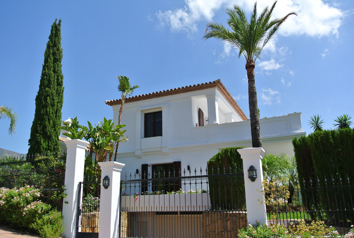 This charming villa is located in a prime location in Marbella just between the Golden Mile and Sier, Spain