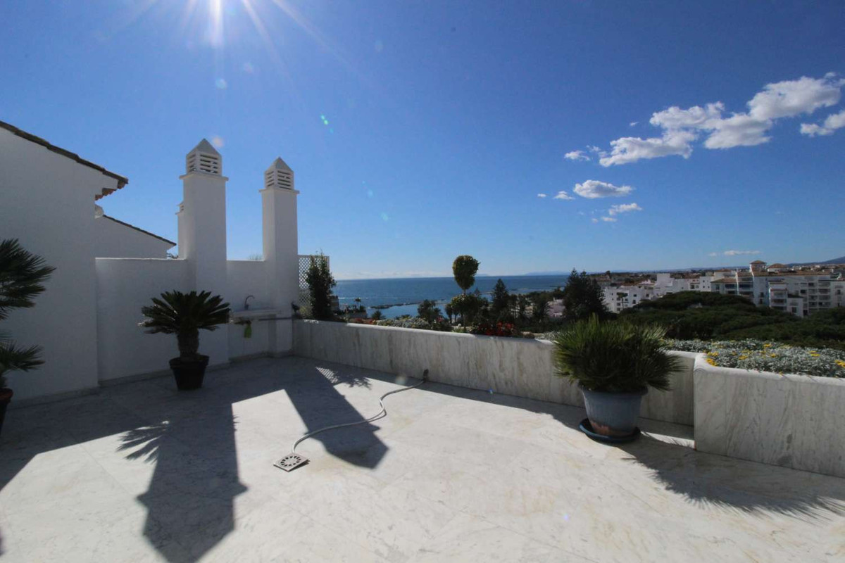 Wonderful views of the sea and the fantastic gardens of Playas del Duque.