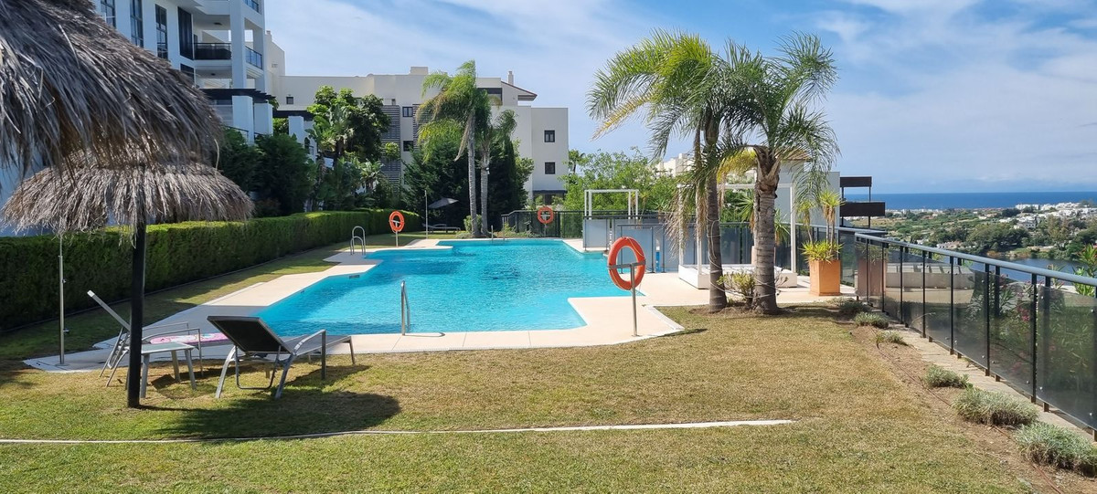 Front line golf apartment for sale in Acosta Los flamingos with panoramic views to the golf courses , Spain