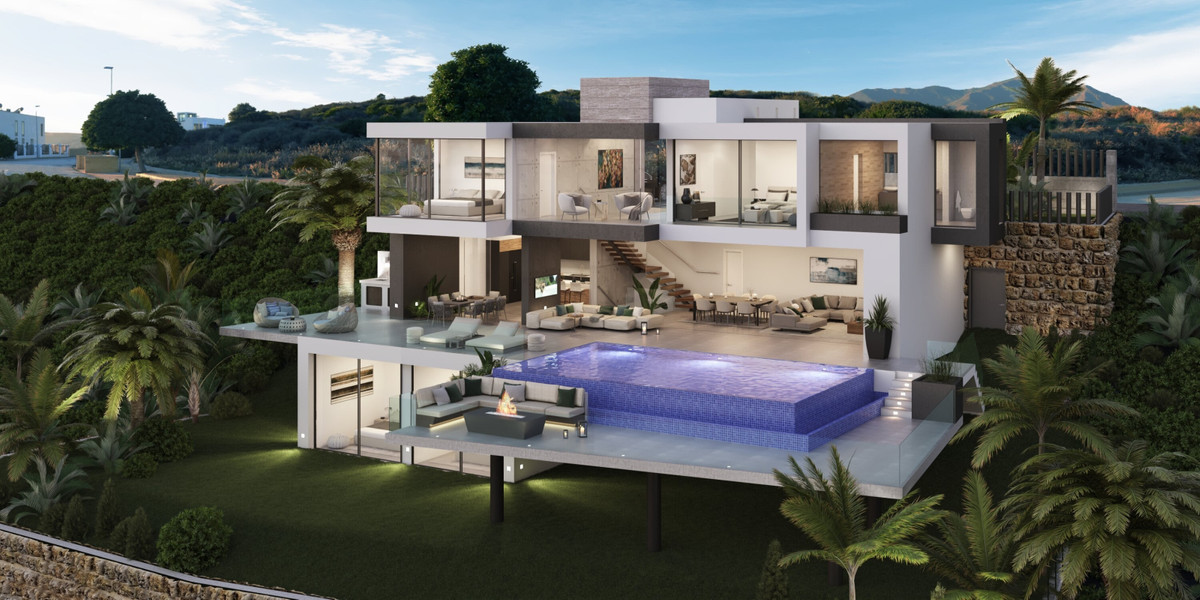 Modern Luxury Villa with Panoramic Views, Spectacular Terrace and Pool, Casares